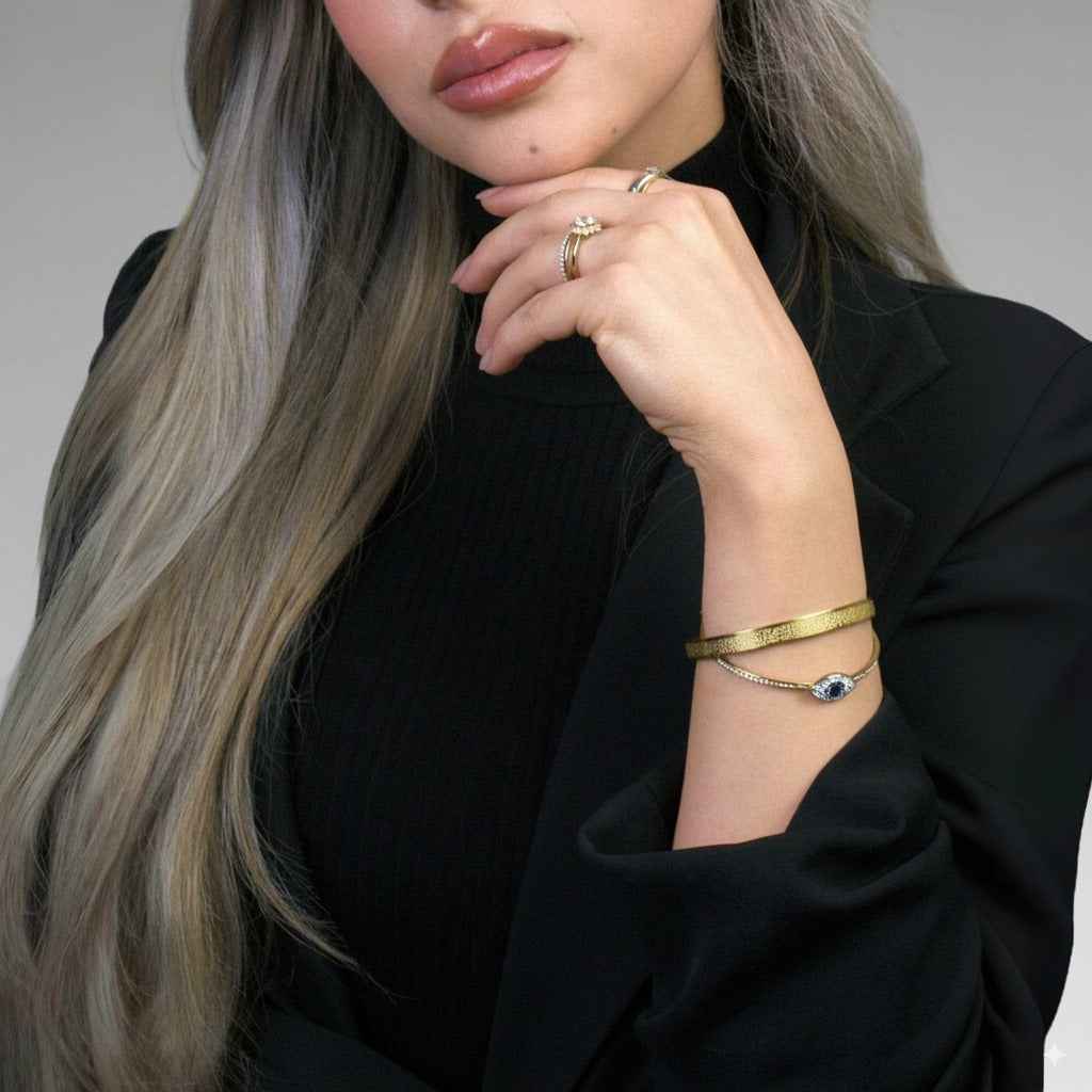 Ayatul Kursi Bracelet – Faith, Protection | 18K Gold & Silver Plated