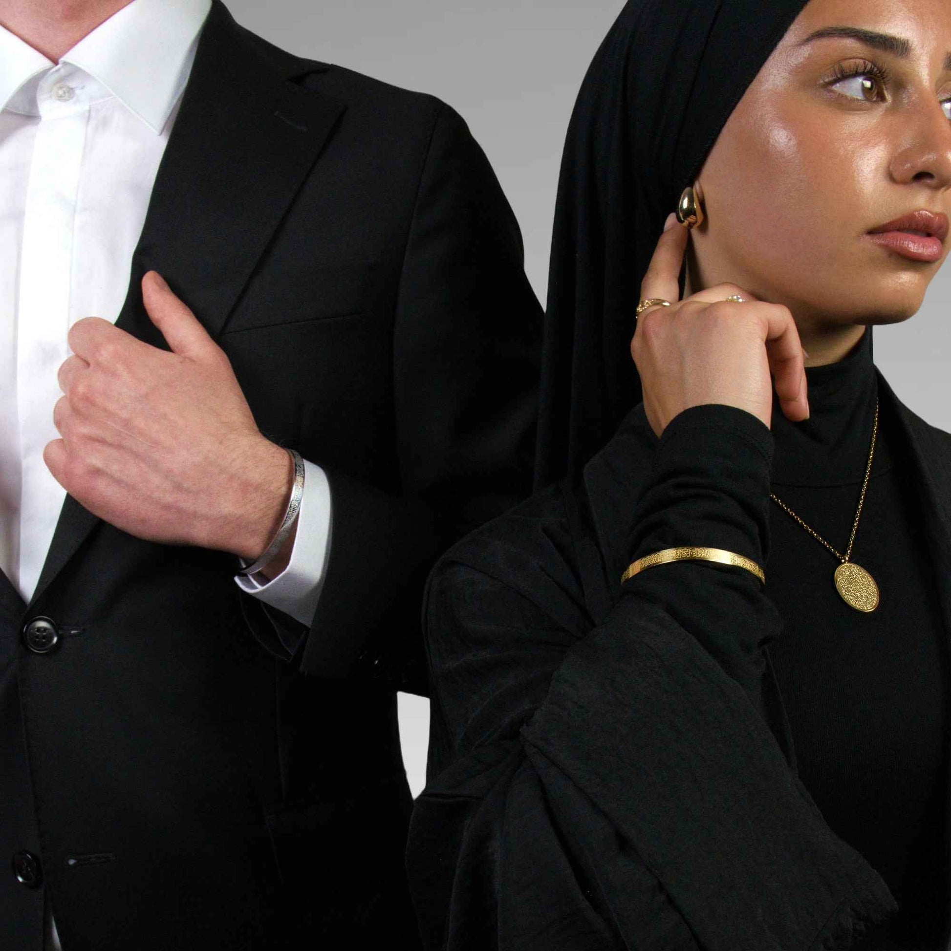 Ayatul Kursi Bracelet – Faith, Protection | 18K Gold & Silver Plated