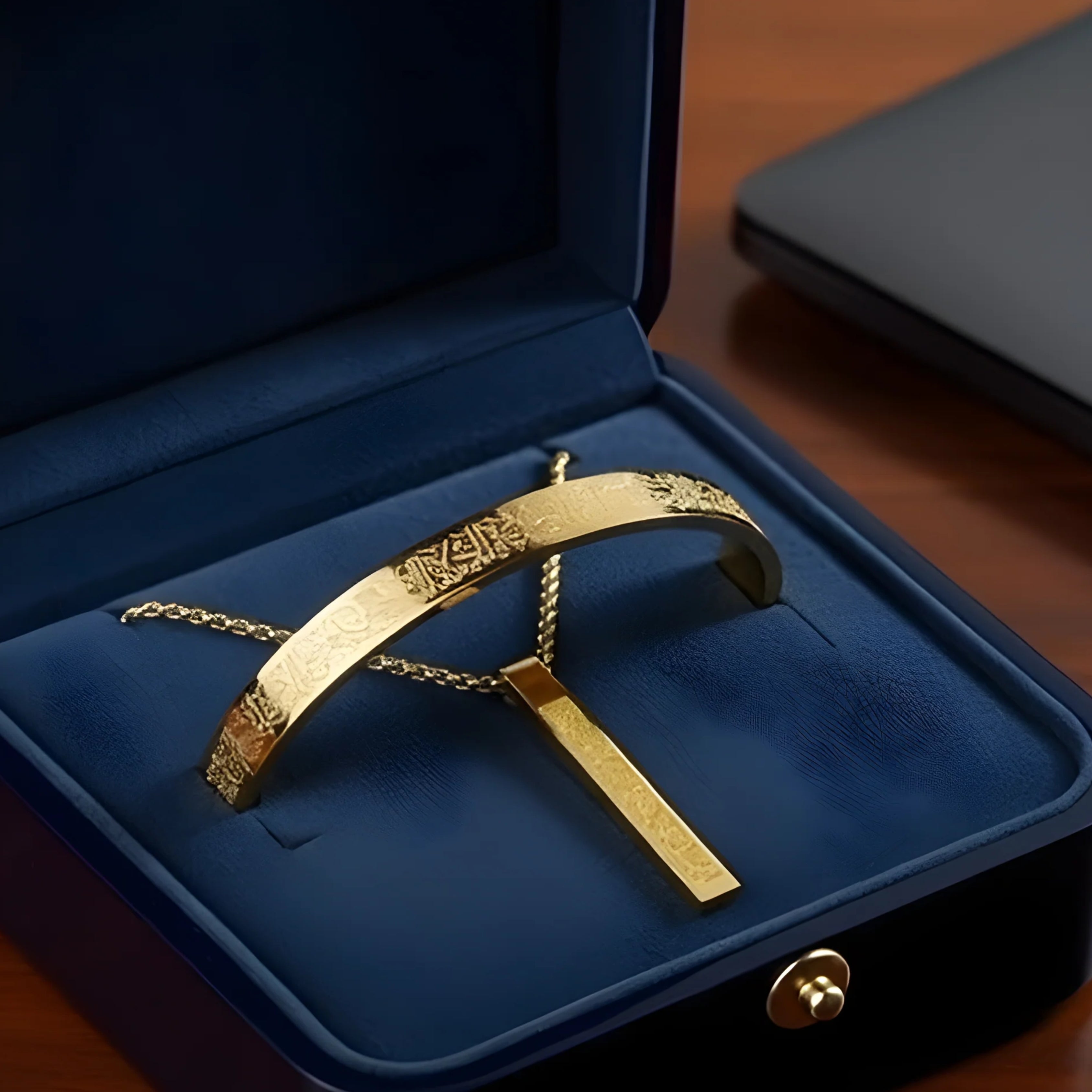 Buy 1 Get 1 Ayatul Kursi Jewelry | Bracelet & Bar Necklace