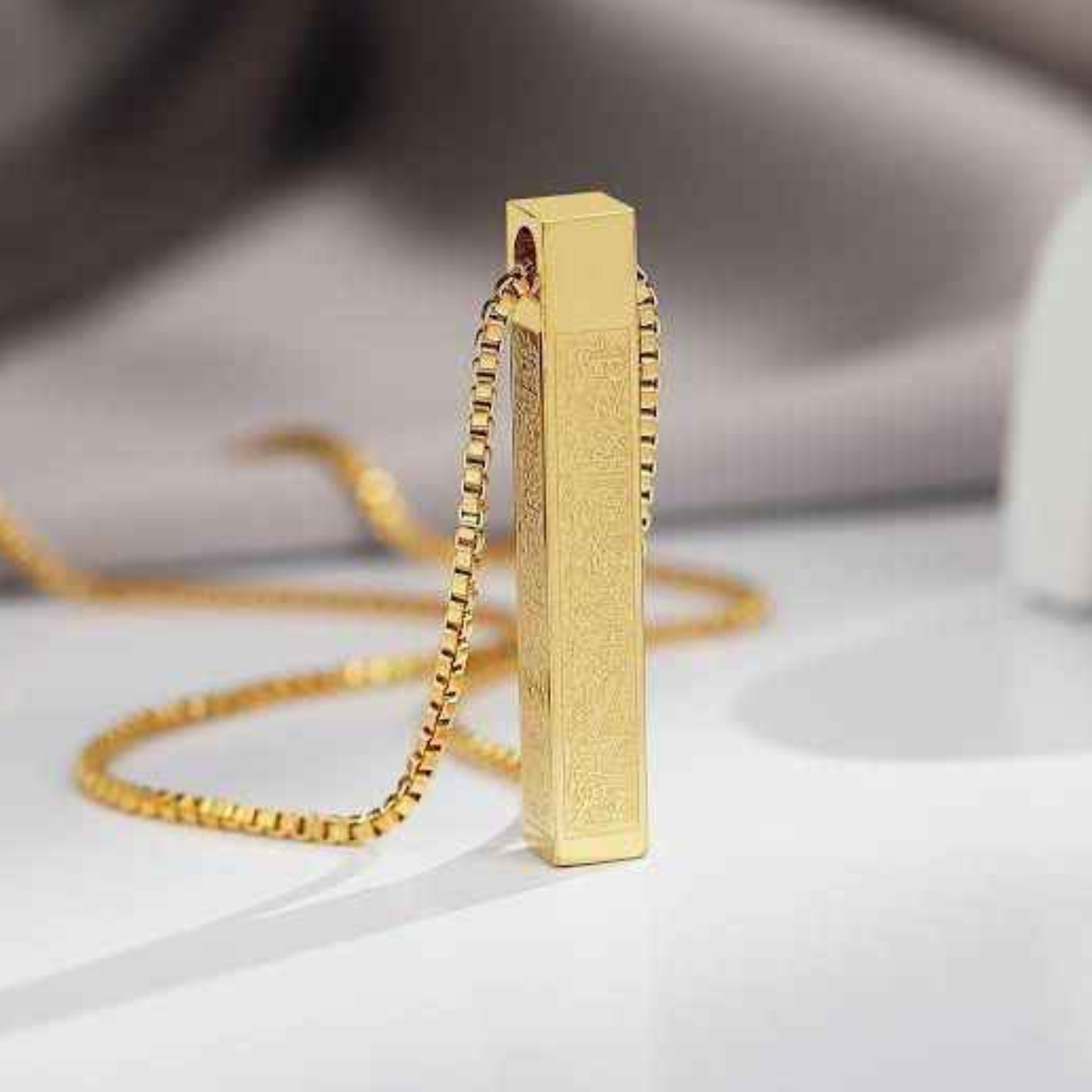 Buy 1 Get 1 Ayatul Kursi Jewelry | Bracelet & Bar Necklace