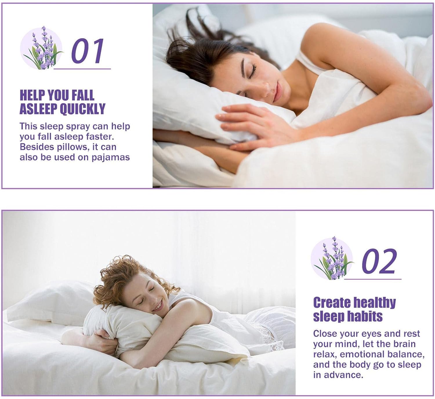 South Moon Lavender Relieve Sleep Spray – Natural Pillow Mist for Deep Sleep & Relaxation