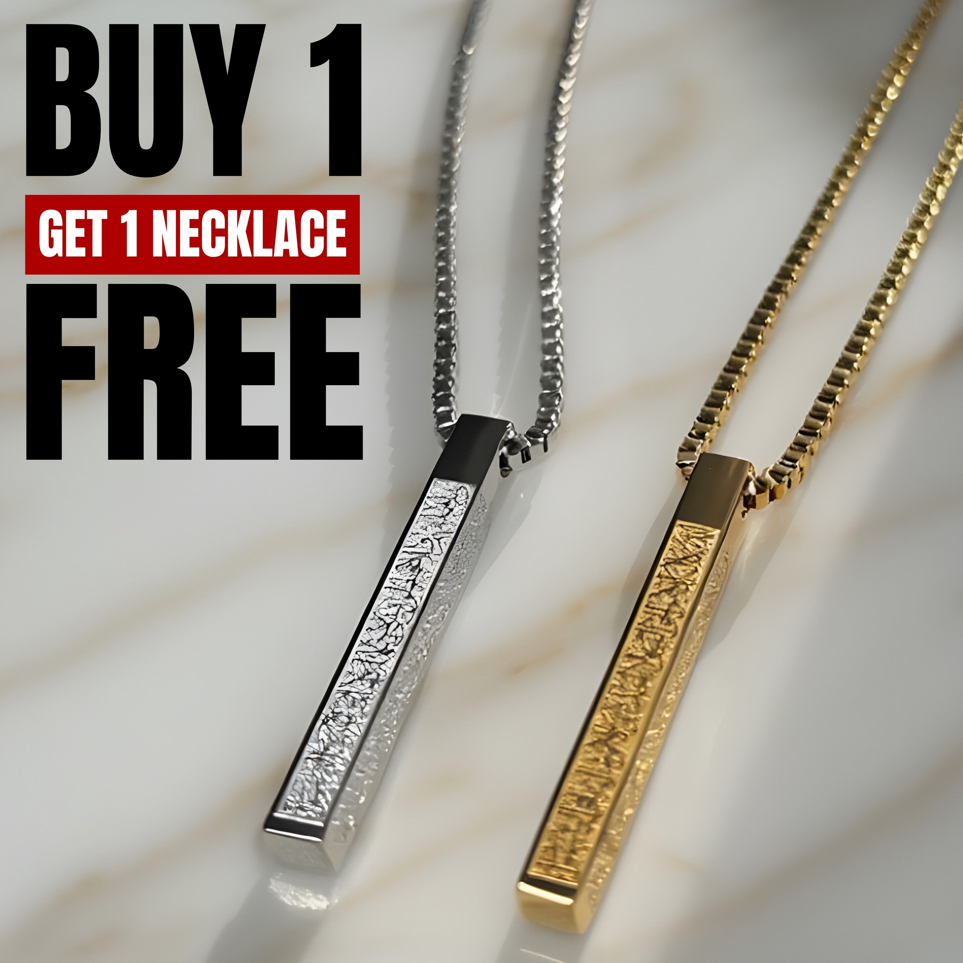 Buy 1 Get 1 Ayatul Kursi Necklace – 18K Gold Plated Silver Islamic Jewelry