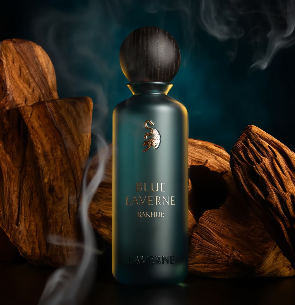 Blue Laverne Bakhur Perfume – Luxury Arabian Oud Fragrance for Men & Women (Long Lasting Scent)