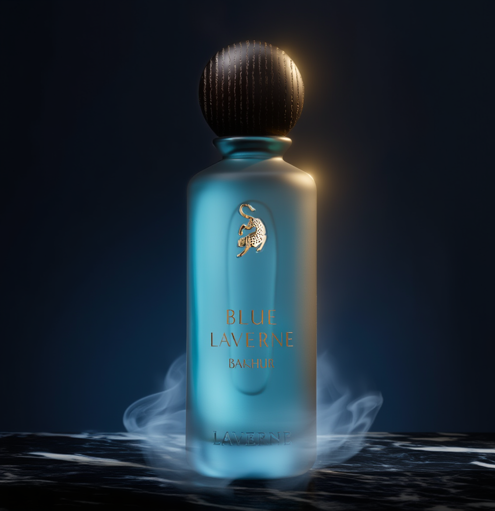 Blue Laverne Bakhur Perfume – Luxury Arabian Oud Fragrance for Men & Women (Long Lasting Scent)