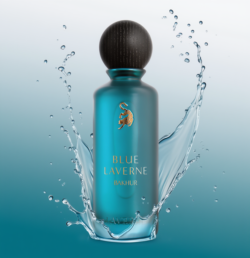 Blue Laverne Bakhur Perfume – Luxury Arabian Oud Fragrance for Men & Women (Long Lasting Scent)