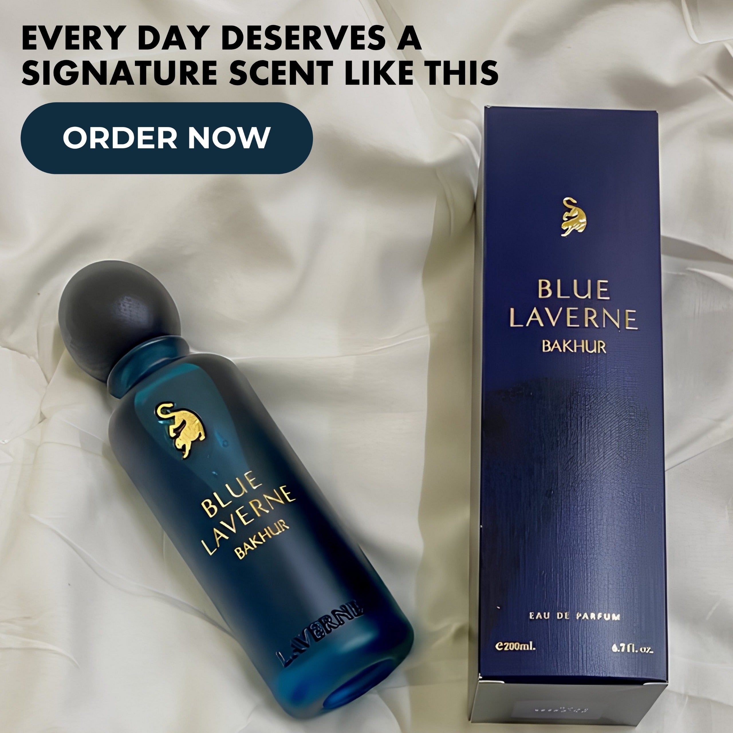 Blue Laverne Bakhur Perfume – Luxury Arabian Oud Fragrance for Men & Women (Long Lasting Scent)